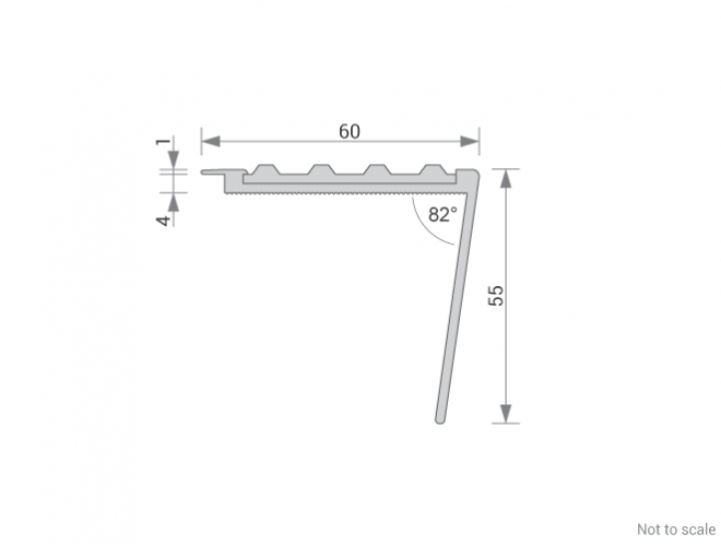 Stair Nosing Cross Section - GA 1326