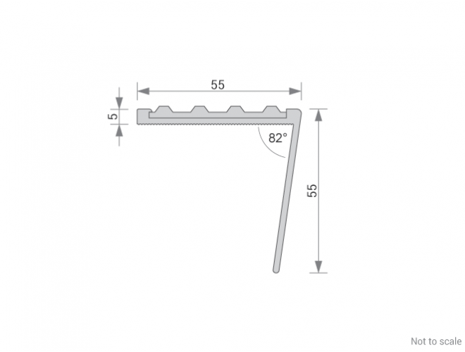 Stair Nosing Cross Section - GA 1328