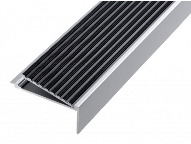 Stair Nosing - GA 1401bl Natural / Black Anodised