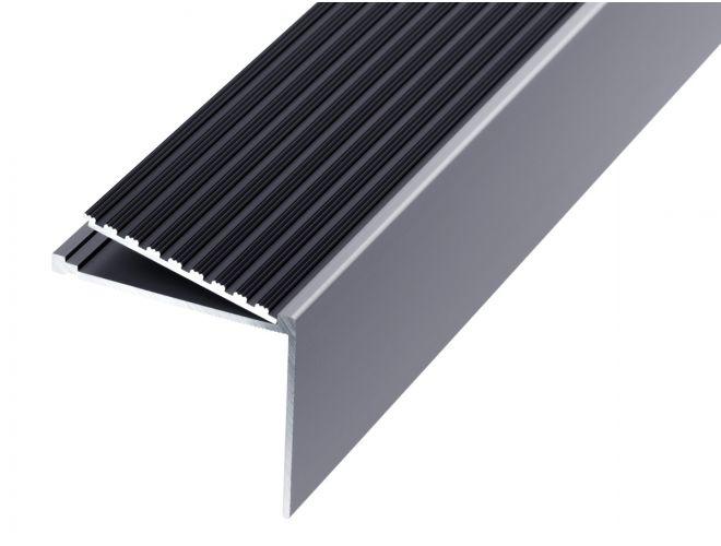 Stair Nosing - GA 1409bl Natural / Black Anodised