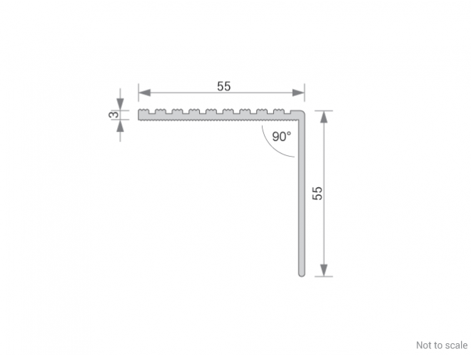 Stair Nosing Cross Section - GA 1901