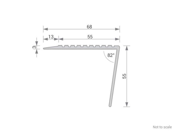 Stair Nosing Cross-Section - GA 1902