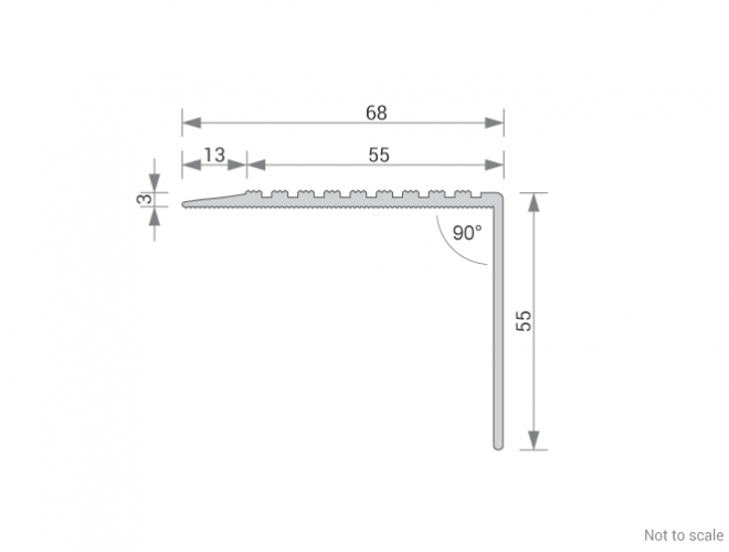 Stair Nosing Cross Section - GA 1903