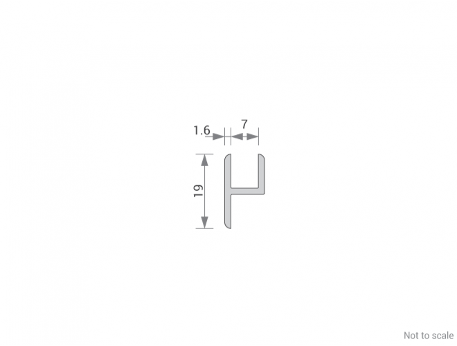 Aluminium Y-Shape Cross Section - GA 1019