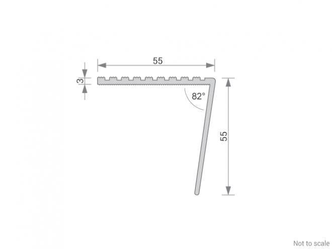 Stair Nosing Cross-Section - GA 1900