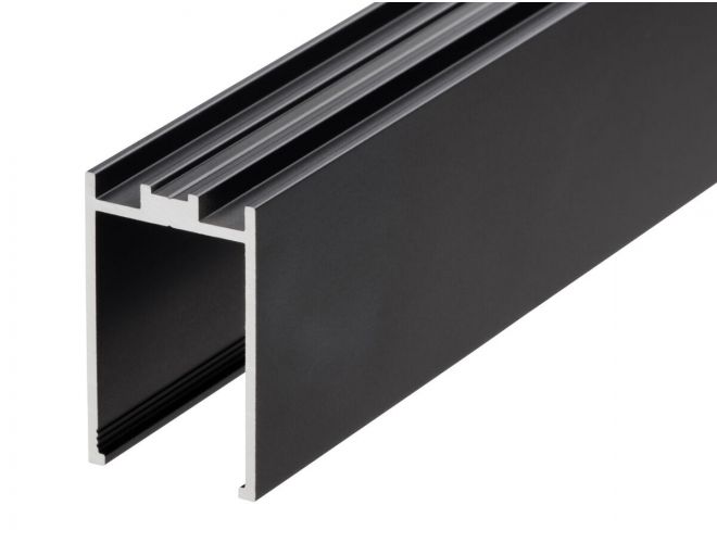 Glazing Channel - GA BA1030 Black Anodised