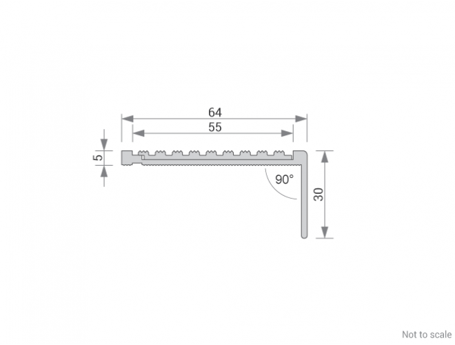 Stair Nosing Cross Section GA 1403