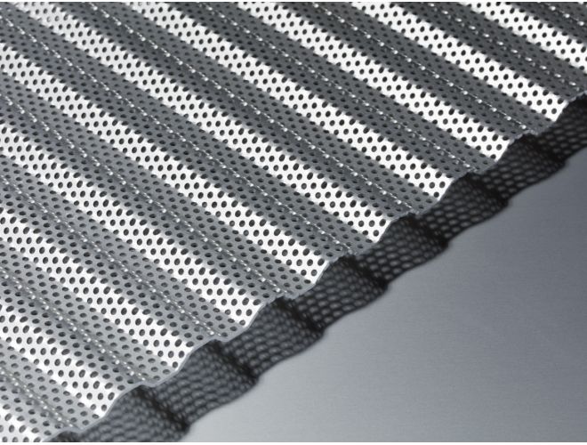 Corrugated Aluminium Sheet - GA PAA21 Natural Anodised