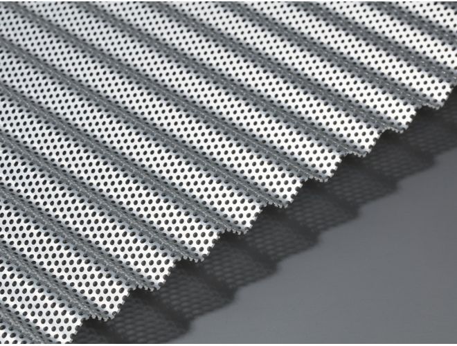 Corrugated Aluminium Sheet - GA PAA22 Natural Anodised