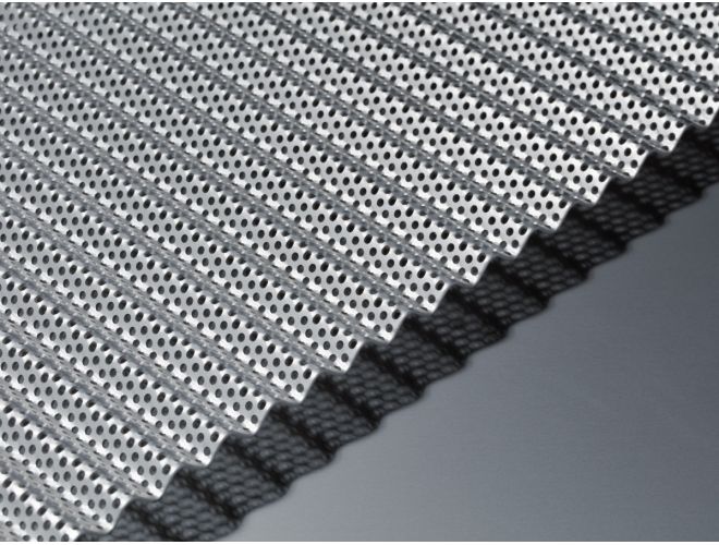 Corrugated Aluminium Sheet - GA PAA35 Natural Anodised