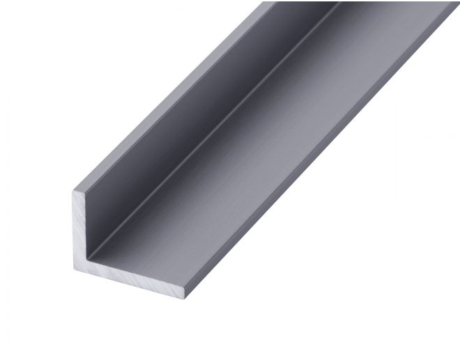 Aluminium Unequal Angle - GA 0324s Natural Anodised