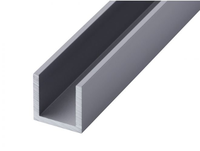 Aluminium Channel - GA 0409s Natural Anodised