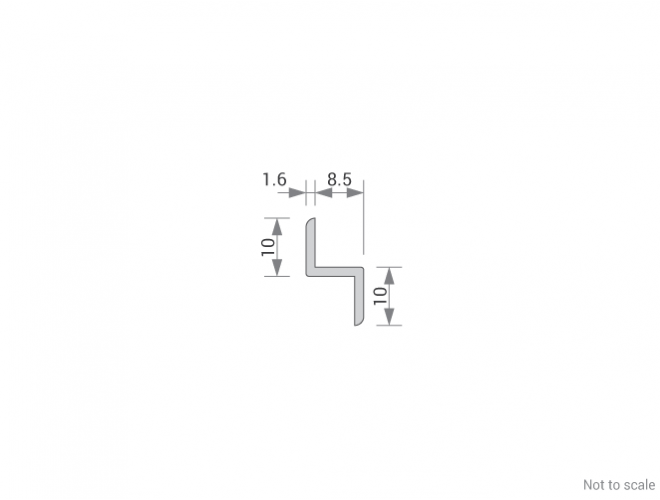 Aluminium Z-Shape Cross Section - GA 1208