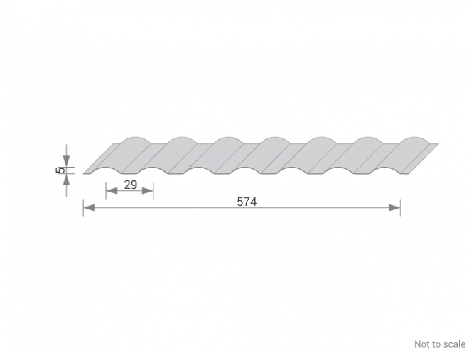 Corrugated Aluminium Sheet Dimensions GA AACP20