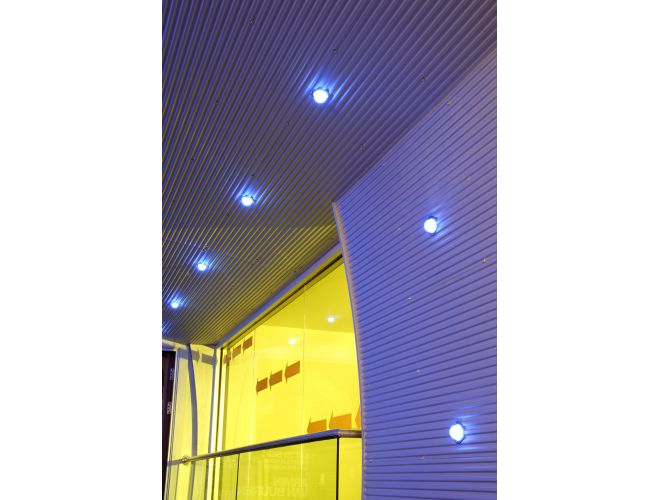 Low Profile Corrugated Sheet Cladding - GA AACP20 Natural Anodised View 6