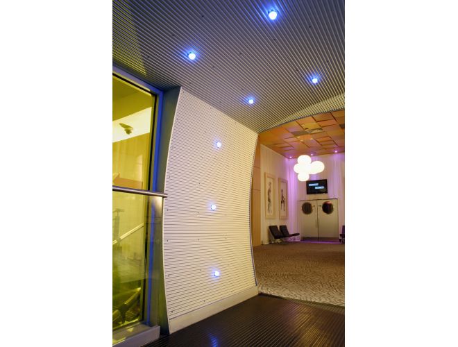 Low Profile Corrugated Sheet Cladding - GA AACP20 Natural Anodised View 7