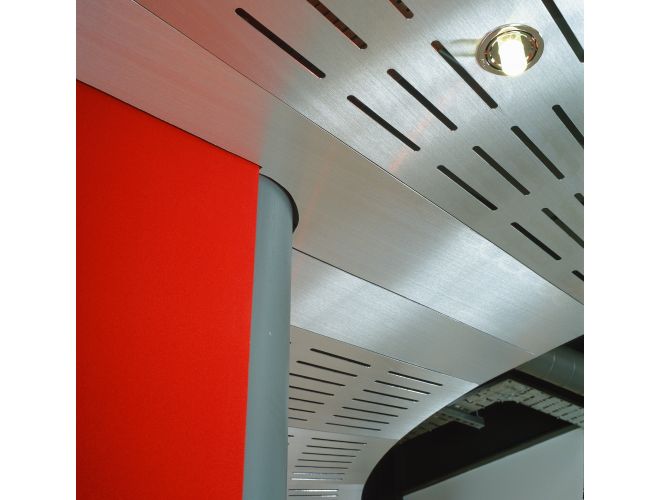 Satin Brushed Aluminium Sheet - Ceiling Panels