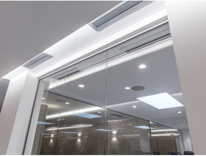 Glazing Channel Used in Private Gym (View 2)