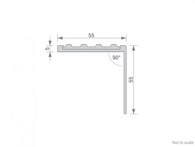 Stair Nosing Cross Section - GA 1329