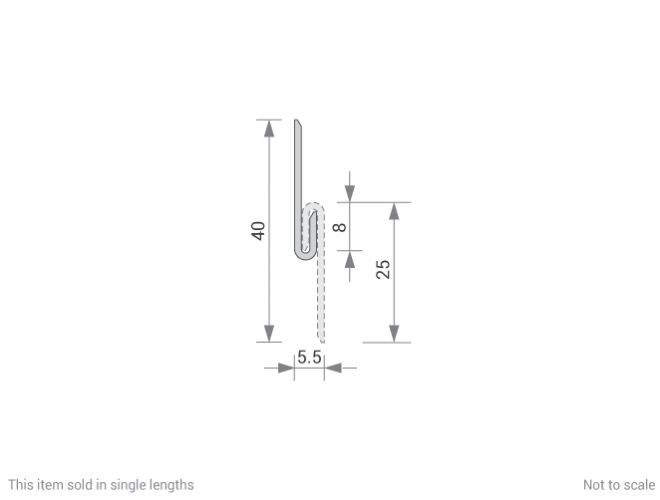 Split Batten Cross Section - GA WP2