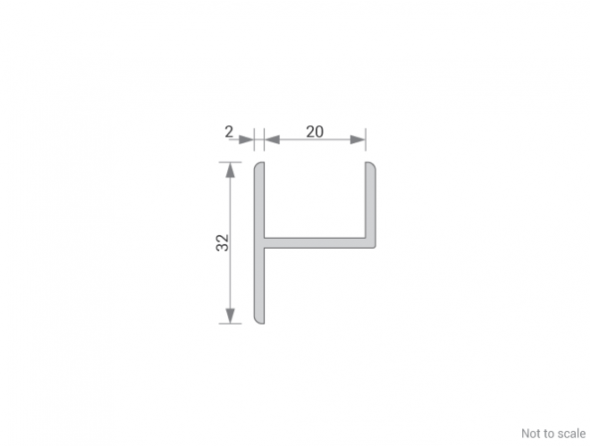 Aluminium Y-Shape Cross Section - GA 1023