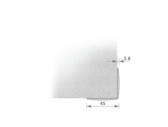 Corner Protector Cross Section - GA 1378