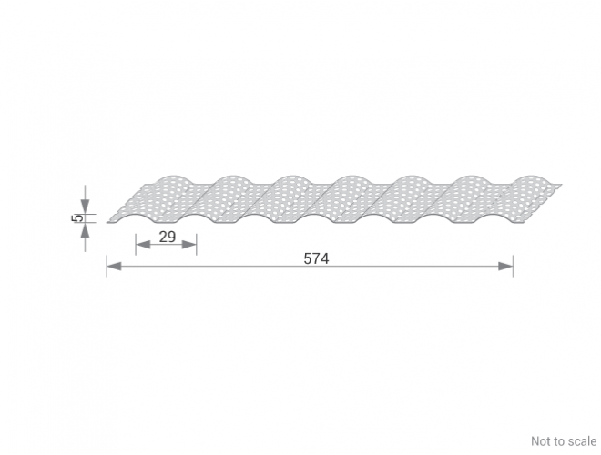 Corrugated Aluminium Sheet Dimensions - GA PAACP20