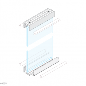 GA 6031 / GLAZING CHANNEL