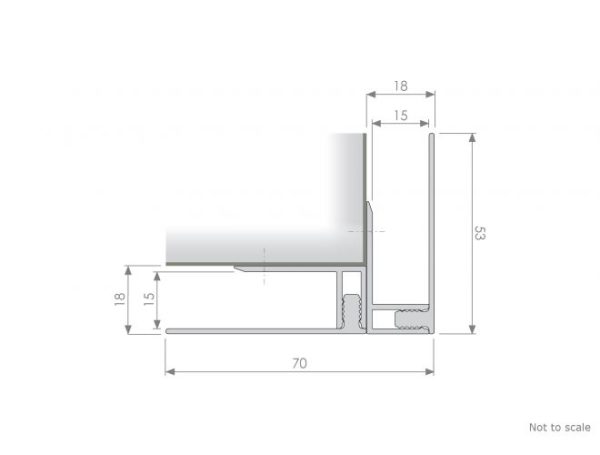 Aluminium Corrugated Panel System External Corner