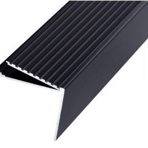 GA 1406 PREMIUM STAIR NOSING, 82° RISER, LIPPED BACK EDGE, 55mm FACE