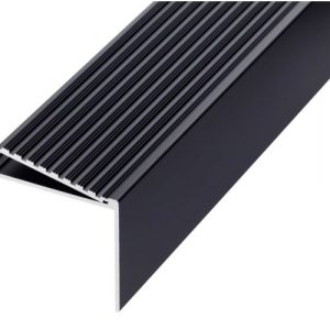GA 1409 PREMIUM STAIR NOSING, 90° RISER, SQUARE BACK EDGE, 55mm FACE