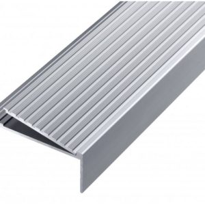 GA 1413 PREMIUM STAIR NOSING, 90° RISER, RAKED BACK EDGE, 30mm FACE