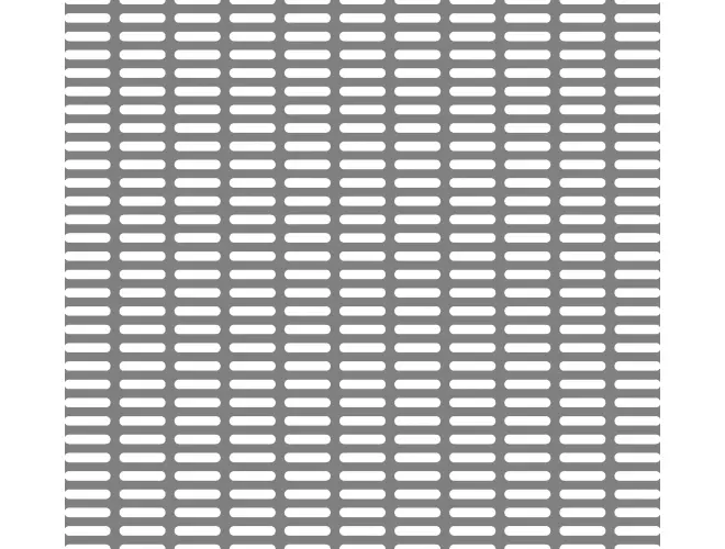 Slotted Perforated Aluminium Sheet – Parallel Pitch – 20.0 x 4.0mm Holes, 40% Open Area