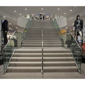 GA 1408 PREMIUM STAIR NOSING, 82° RISER, SQUARE BACK EDGE, 55mm FACE