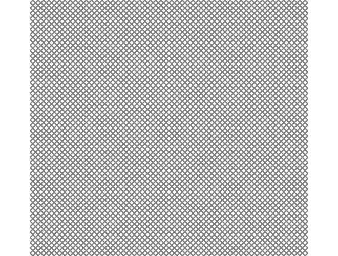 Perforated aluminium sheet with diagonal holes, 3mm hole size and 44% open area