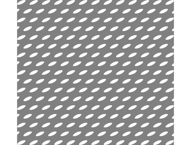 Perforated aluminium sheet with elliptical holes, 15.0 x 5mm hole size and 20% open area